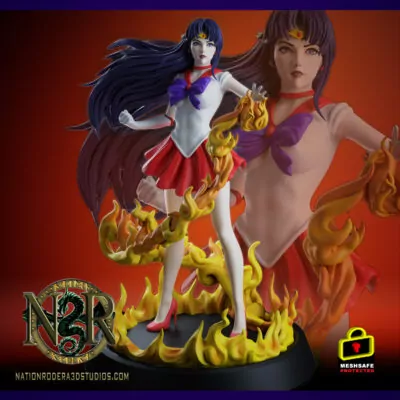 Sailor-mars fire + NSFW